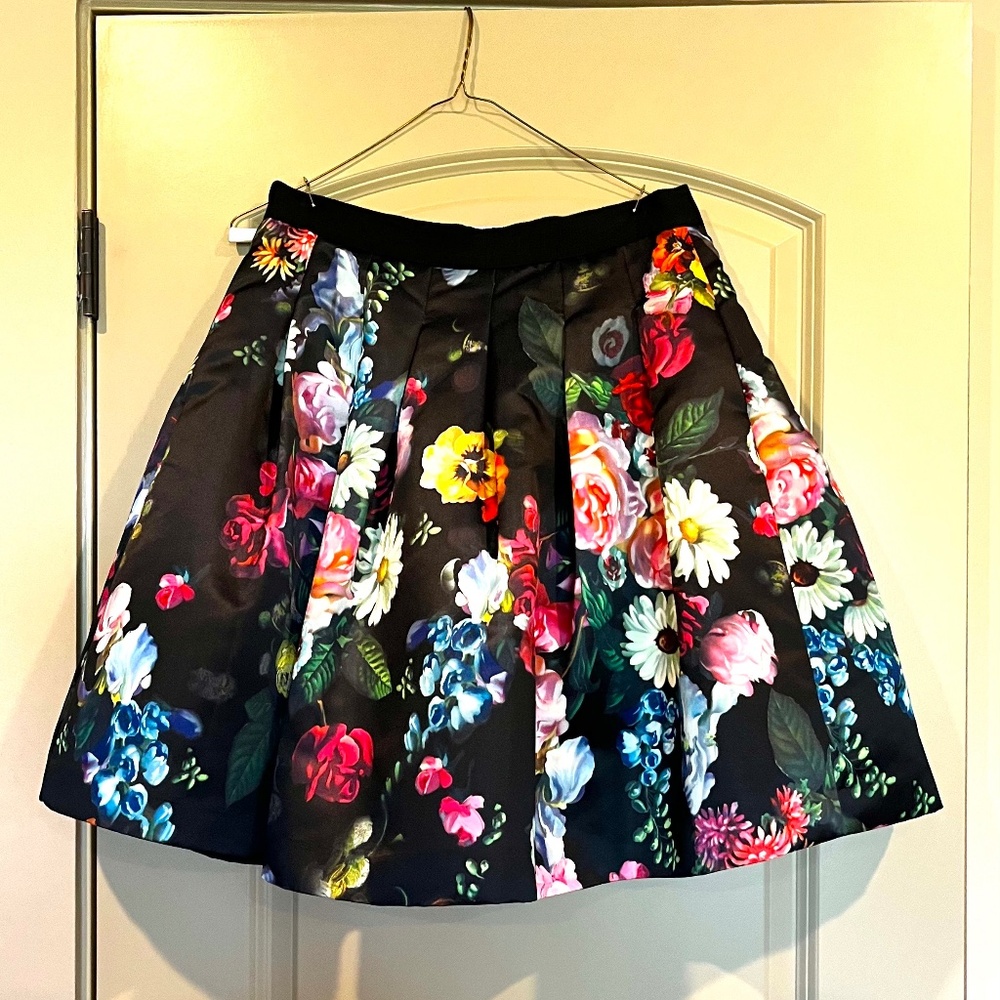 Ted Baker Floral fit and Flare skirt
